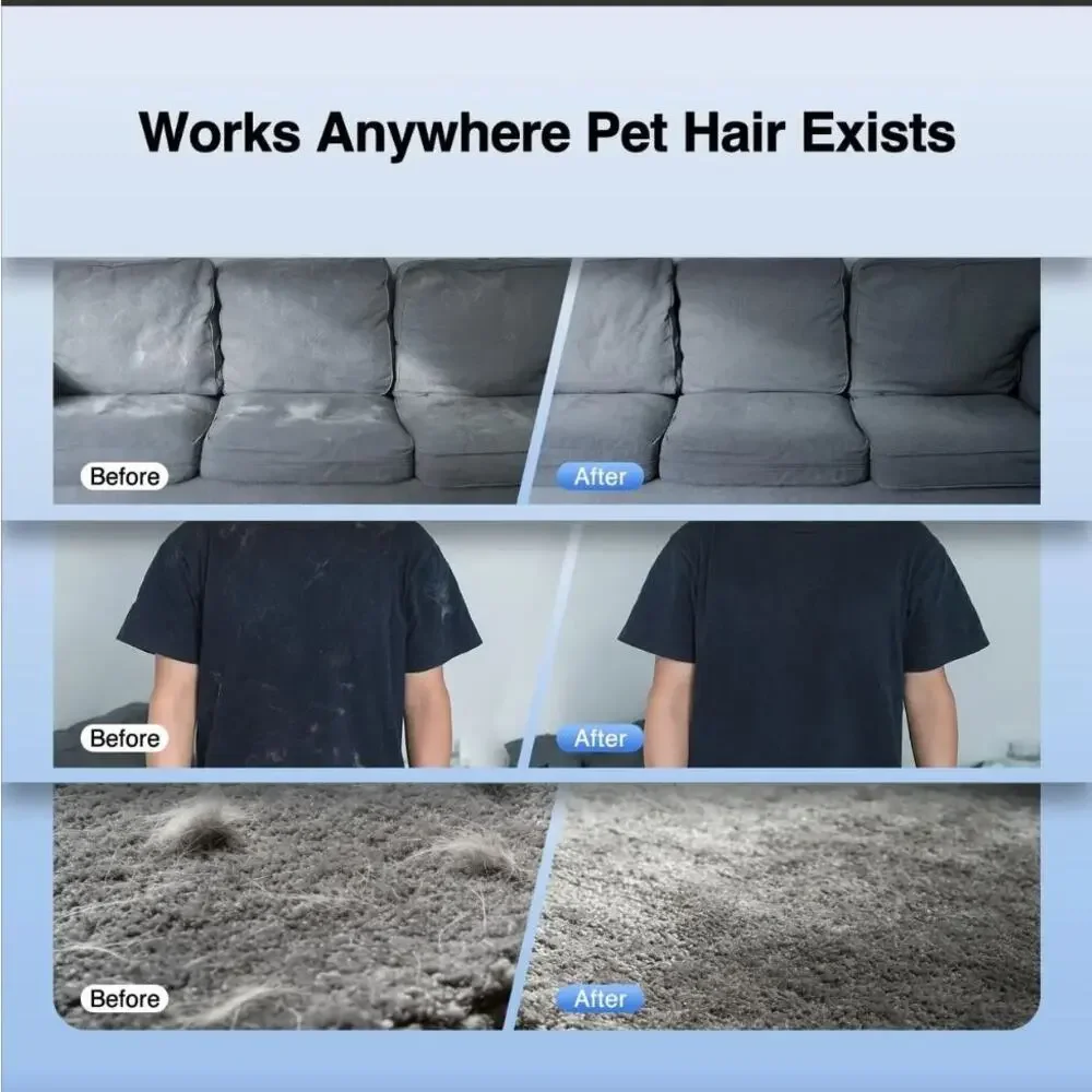 Pet Hair Removal Glove For Dogs & Cats, Electrostatic